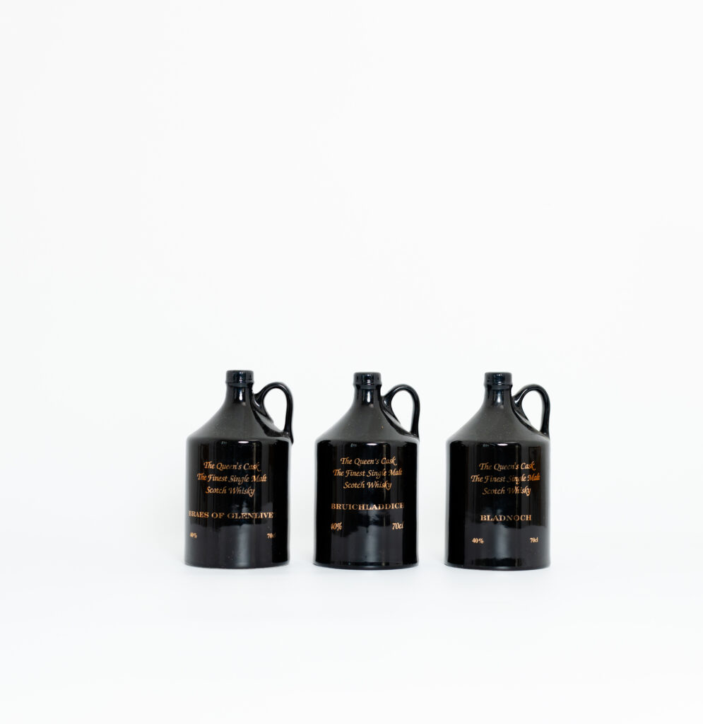 The Queens Cask Bladnoch, Braes Glenlivet & Bruichladdich