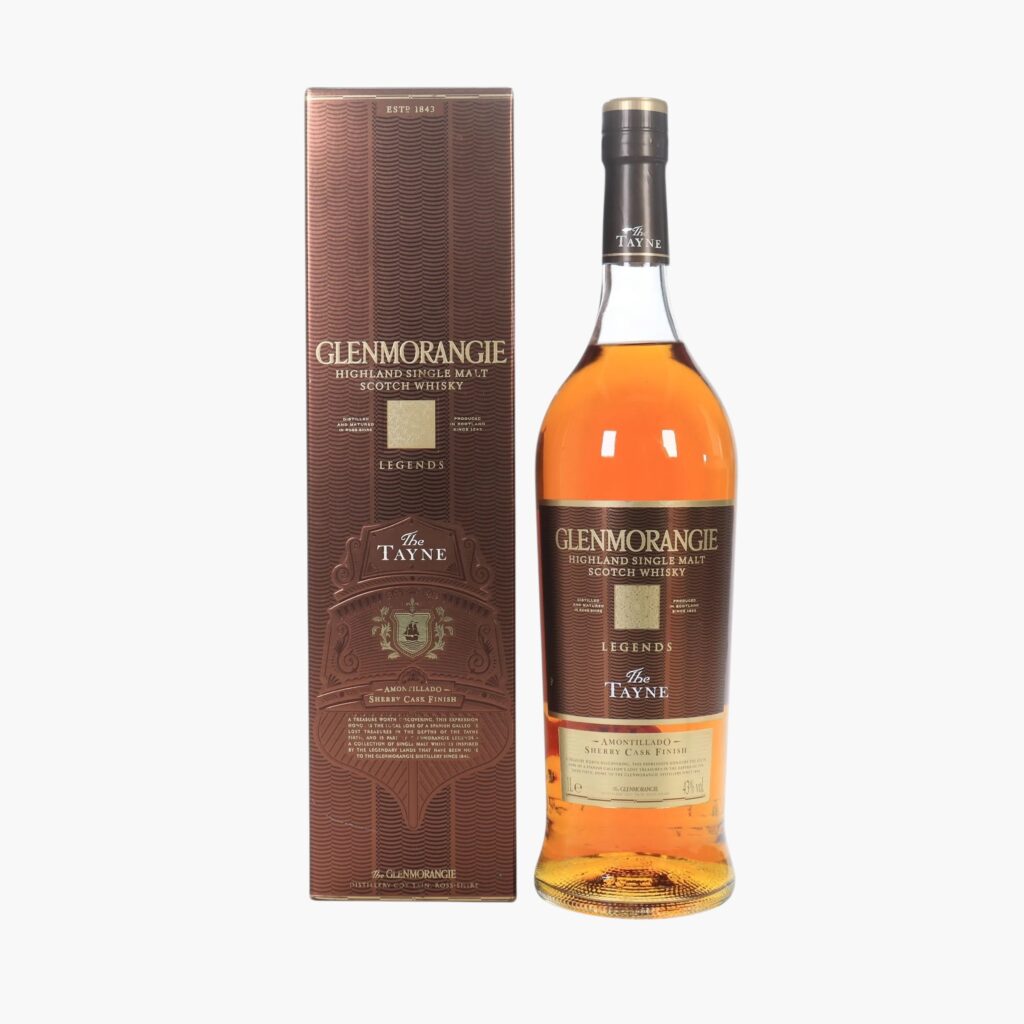 Glenmorangie The Tayne | Amontillado Sherry Cask Finish | Travel Retail Exclusive | 43% ABV | 100cl