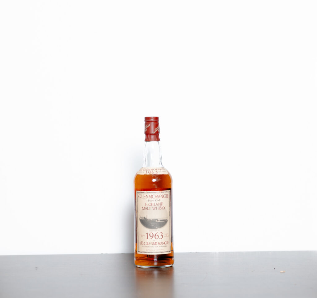 Glenmorangie 1963 “Pure Old” 22 Year Old – Highland Malt Whisky, 75cl, 43% ABV (Vintage 1963, Oloroso Finish, Original Label)