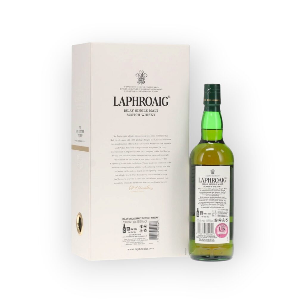 Laphroaig 34 Year Old – The Ian Hunter Story Book 5: Enduring Spirit | 45.5% ABV | 70cl