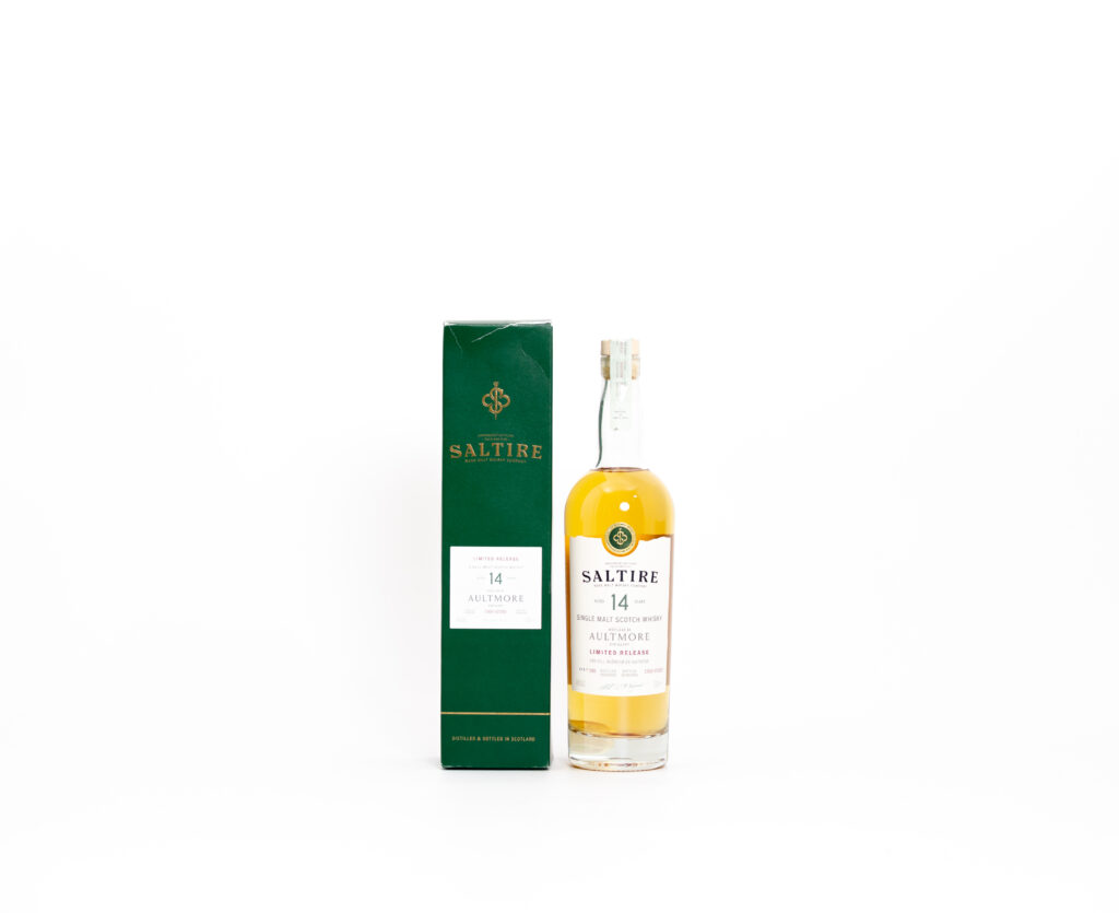 Saltire Aultmore 14 Year Old Release Number 2 – 48.8% ABV, 70cl (Cask #21250, 2nd Fill Oloroso, 380 Bottles)