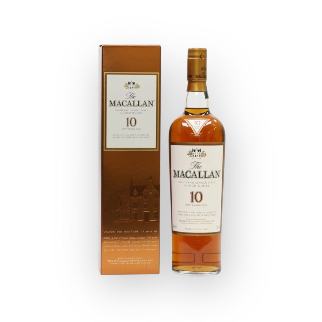 Macallan 10 Year Old Single Malt Whisky Sherry Oak 2000s