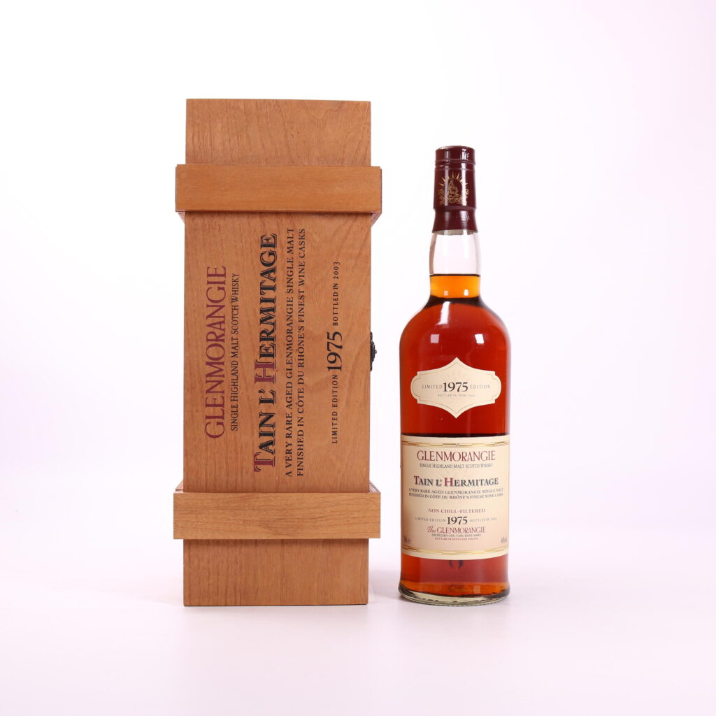 Glenmorangie 1975 – 28 Year Old Tain L’Hermitage, Bottled 2003, 46% ABV, 70cl