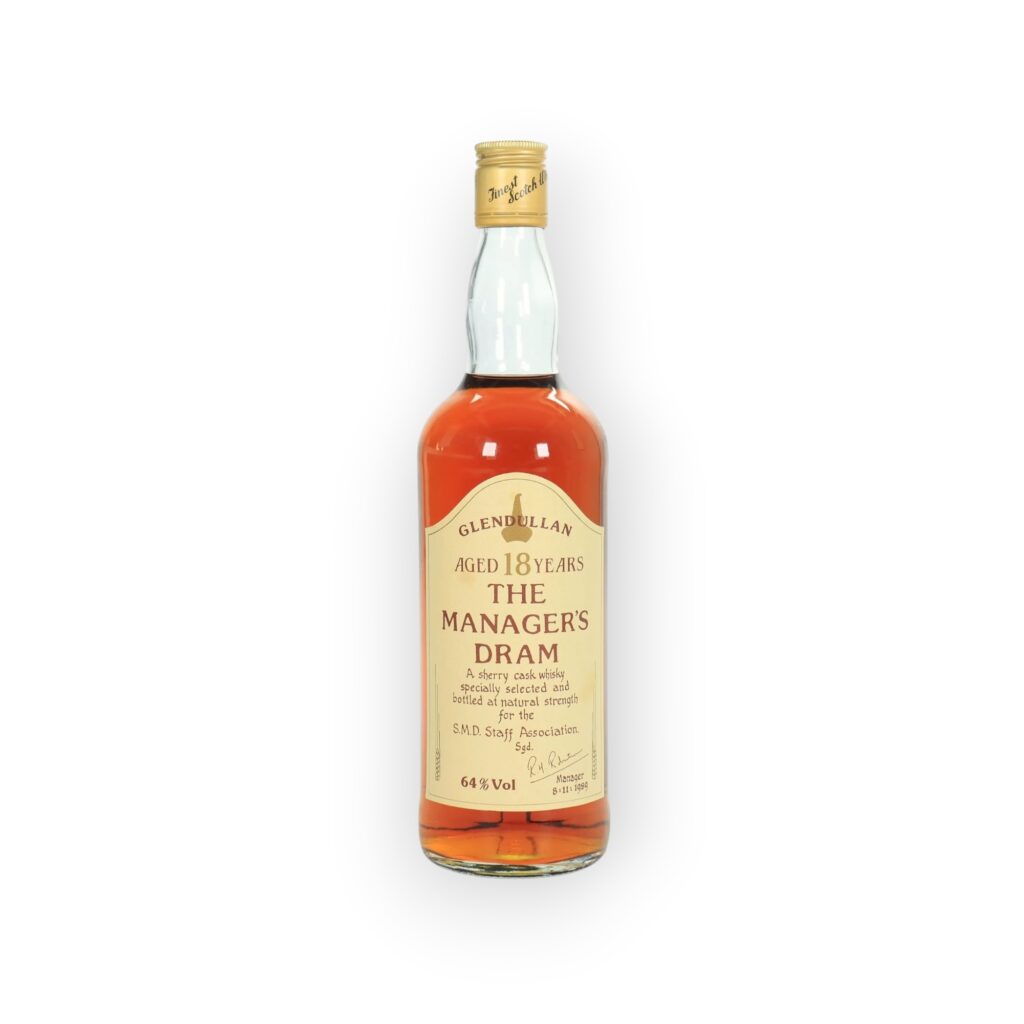 Glendullan 18 Year Old Manager’s Dram 1989 | Sherry Cask | 64% | 75cl | S.M.D. Staff Association