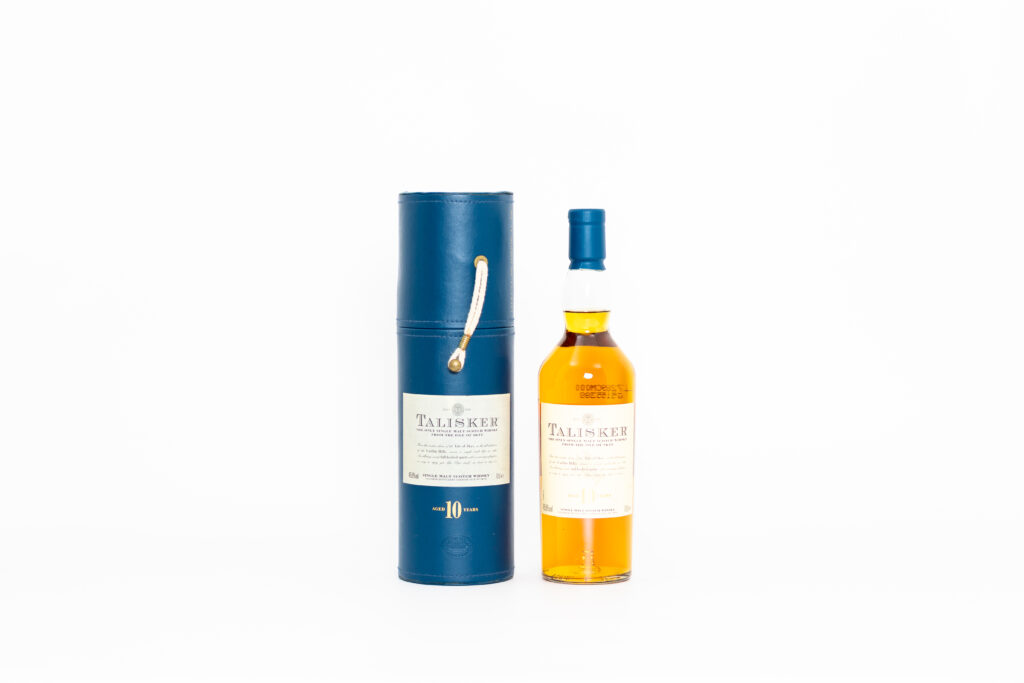 TALISKER 10 YEAR OLD IN LEATHER TUBE