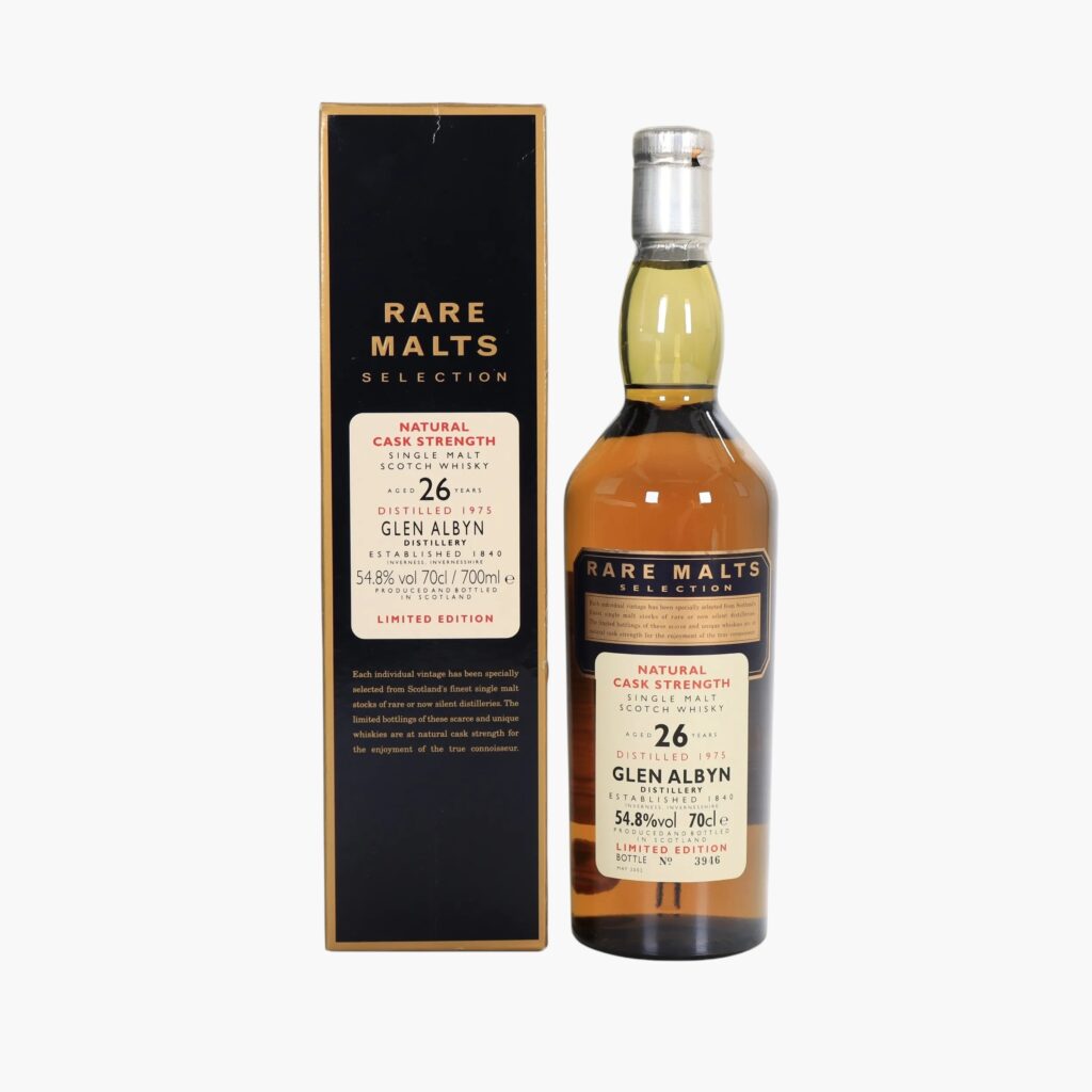 Glen Albyn 26 Year Old 1975 – Rare Malts Selection | Natural Cask Strength 54.8% ABV | Only Official Distillery Bottling | 70cl