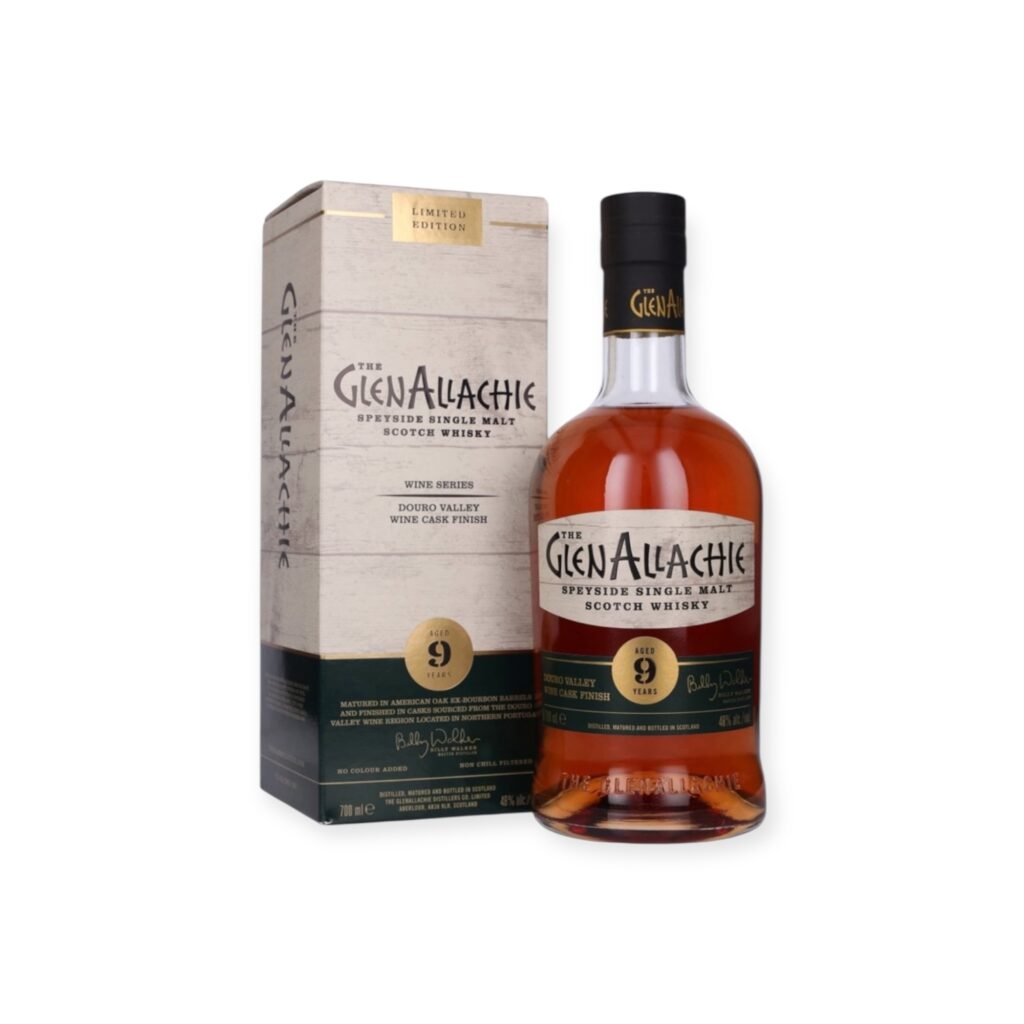 GlenAllachie 9 Year Old – Douro Valley Wine Finish – 70cl