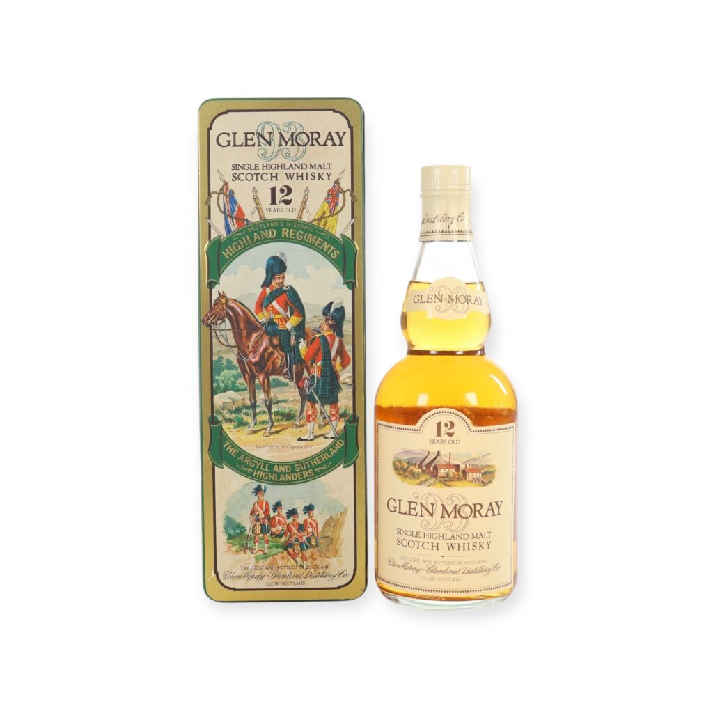 Glen Moray – 12 Year Old (Argyll and Sutherland Highlanders Tin) 75cl