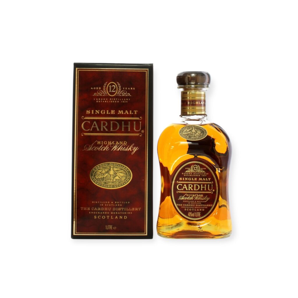 Cardhu 12 Year Old Single Malt – Old Bottling – 70cl – 40% ABV