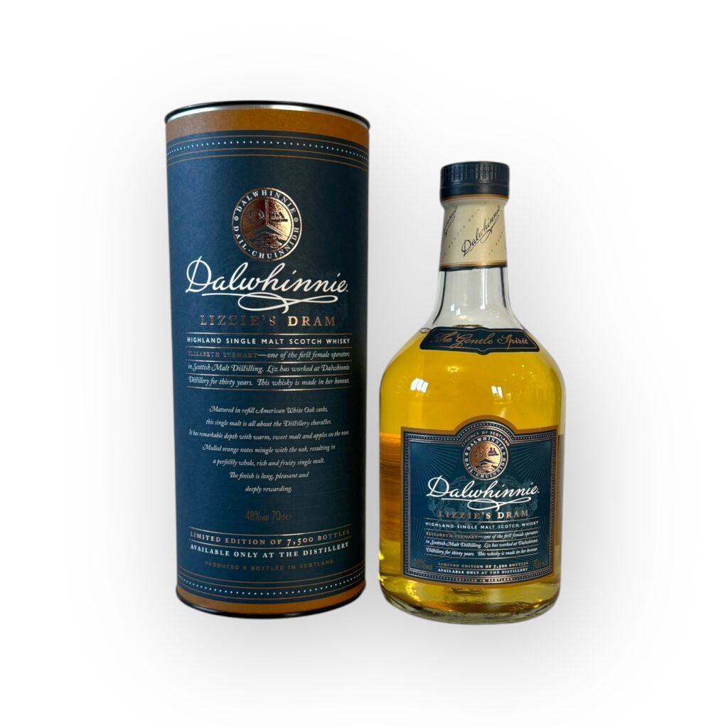 Dalwhinnie “Lizzie’s Dram” – Distillery Exclusive, 48% ABV (Limited Release of 7,500 Bottles)