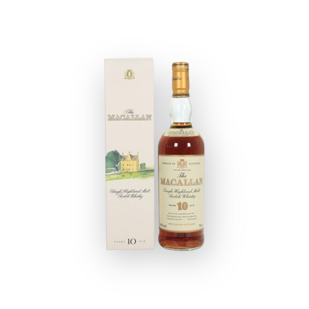 Macallan 10 Year Old Sherry Oak Casks 1990s + Taster bottle