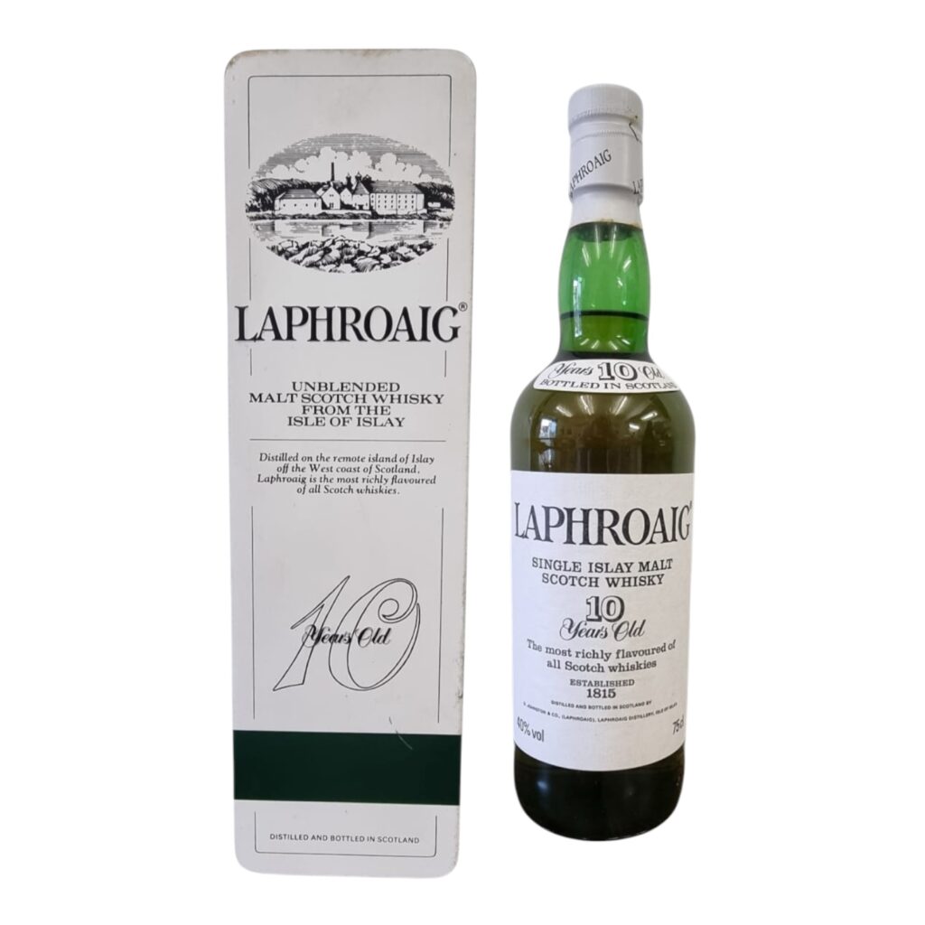 Laphroaig 10 Year Old Pre Royal Warrant Bottled 1980s-1990s
