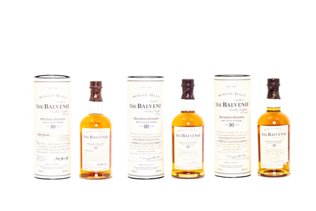 Balvenie – 10 Year Old (Founder’s Reserve) x 3 bottles