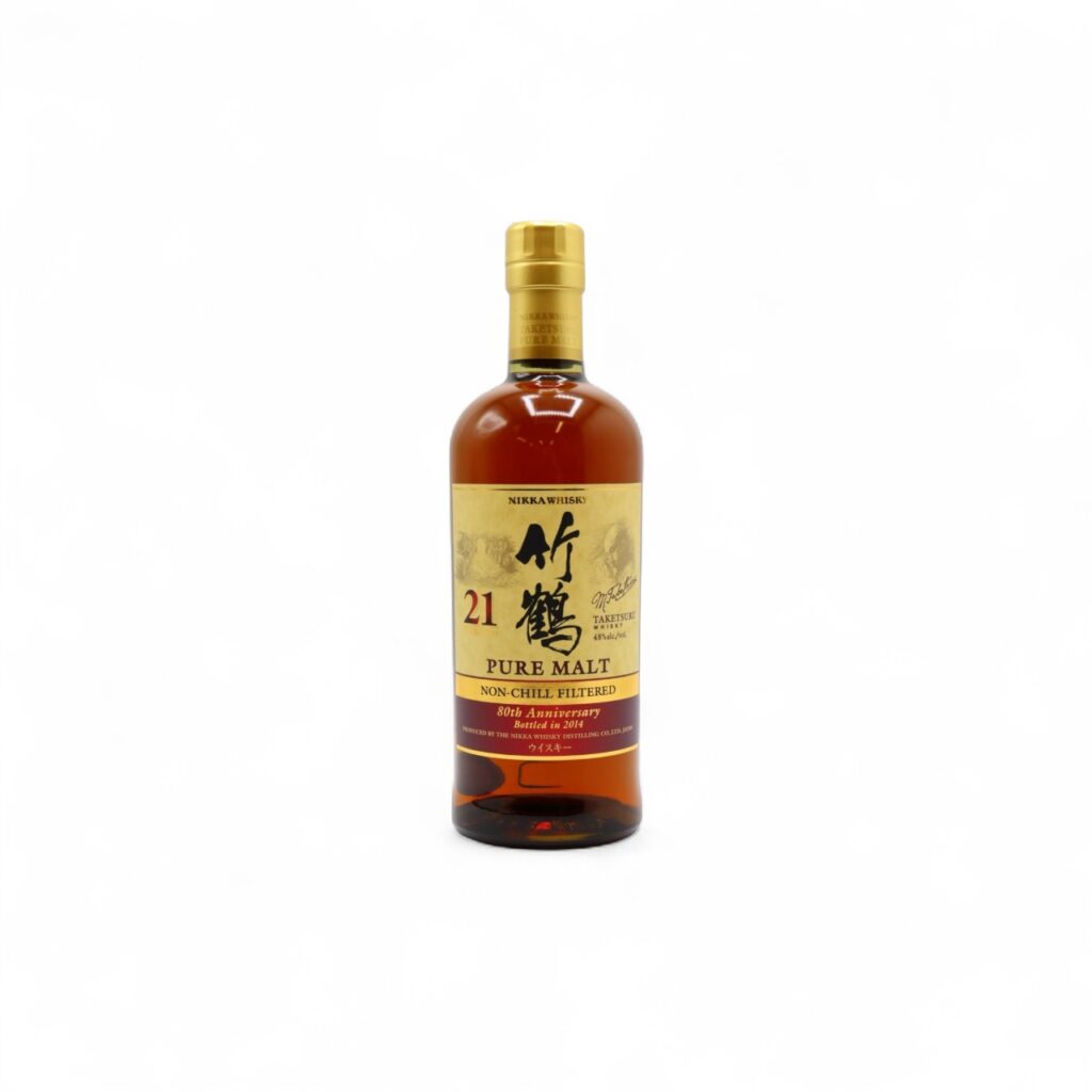 Nikka Taketsuru 21 Pure Malt 80th Anniversary Bottle