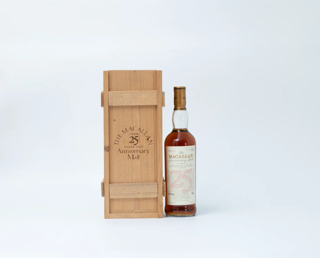 Old malt cask macallan 25 year old