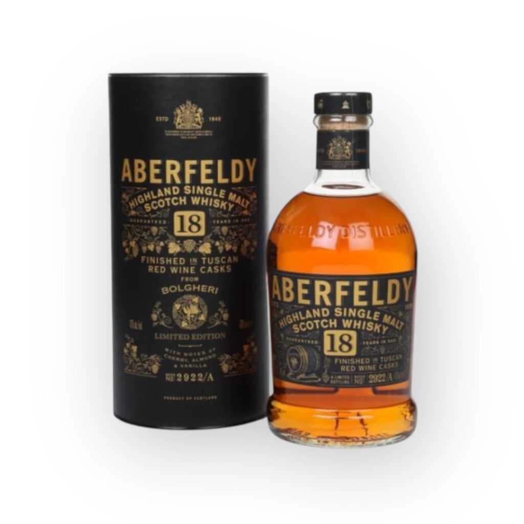 Aberfeldy – 18 Year Old – Tuscan Red Wine Cask Finish
