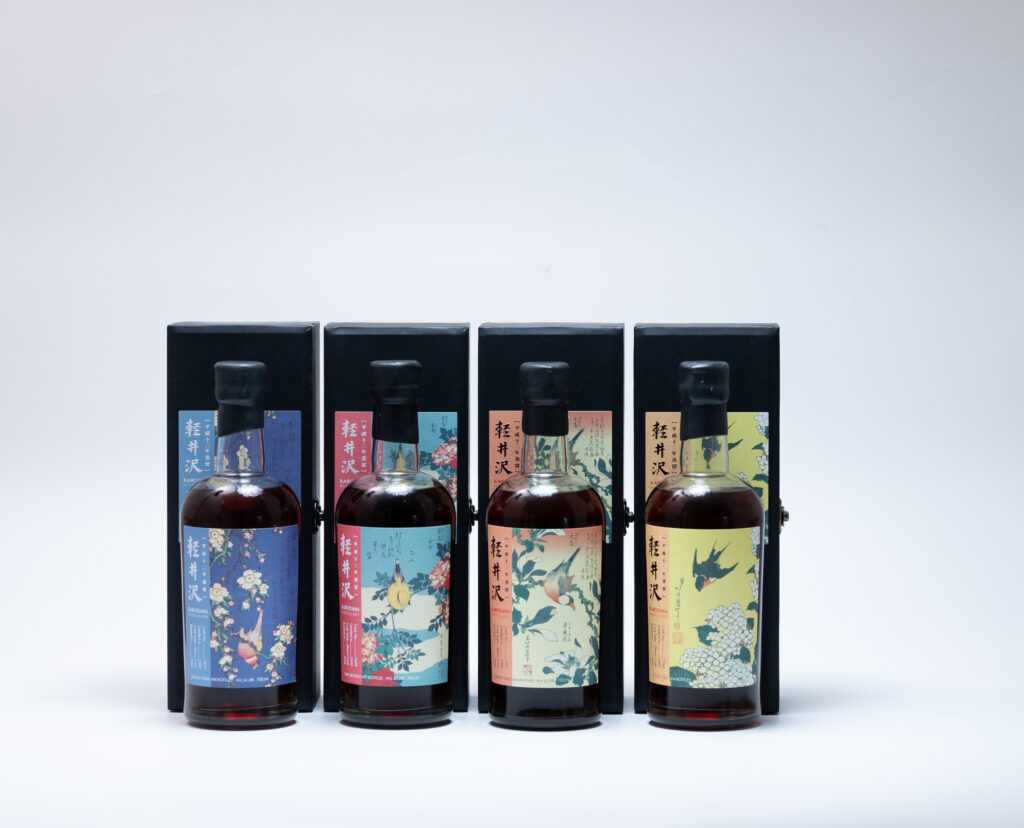 Karuizawa 2000 Vintage — Flower and Bird Series | Complete Set 4 x 70cl | Closed Japanese Distillery | Sherry Cask