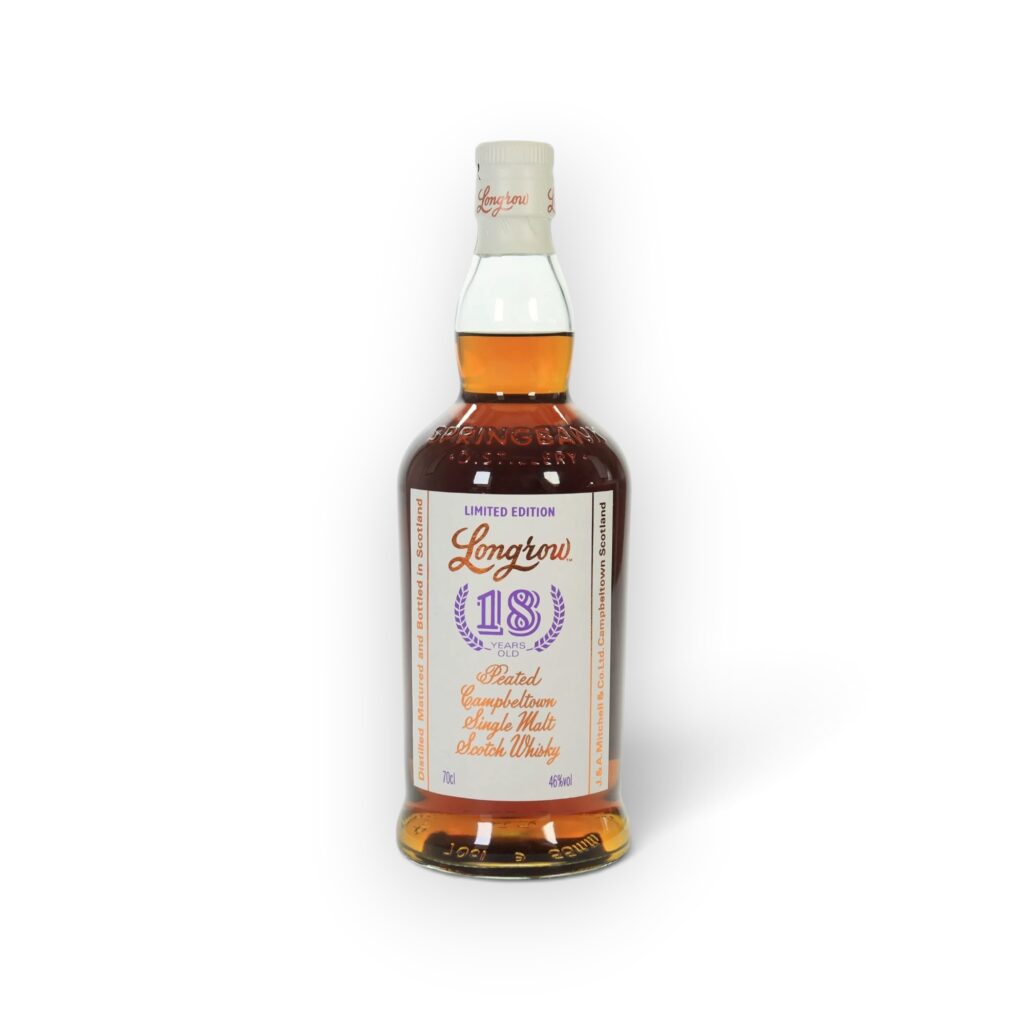 Longrow 18 Year Old | Heavily Peated Campbeltown | 90% Sherry / 10% Port Casks | 46% ABV | 70cl
