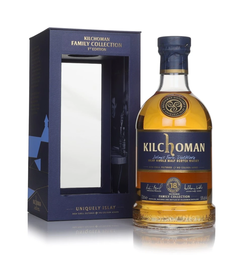 Kilchoman 18 Year Old Family Collection | Islay Farm Distillery | Ex-Bourbon | 50% ABV | 70cl
