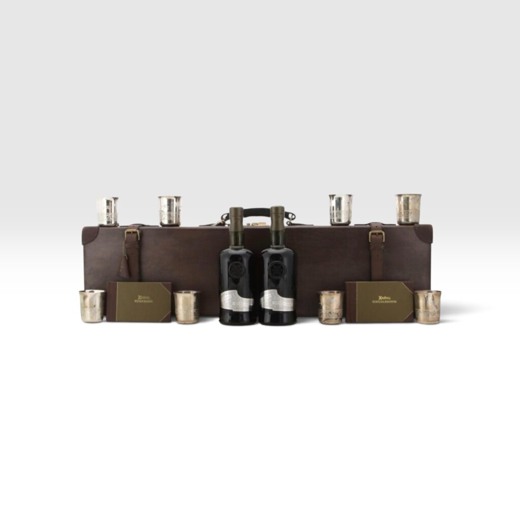 Ardbeg 1974 Double Barrel | Casks #1745 & #3151 | Purdey & Sons Leather Case | Sterling Silver | 250 Sets Worldwide | 2 x 70cl | 49% ABV