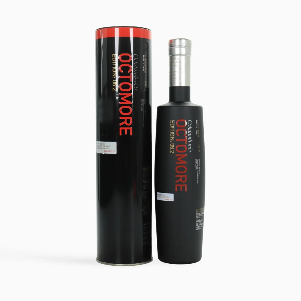 Bruichladdich Octomore 06.2 / 167 | 5 Year Old Limousin Eau-de-Vie Oak | 58.2% ABV | 70cl