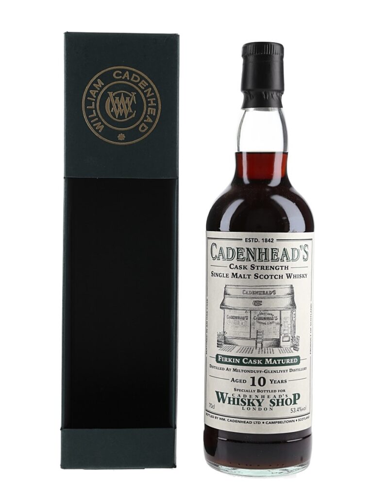 Miltonduff-Glenlivet 10 Year Old | Cadenhead Whisky Shop Firkin Cask | 51.9% ABV | ~85 Bottles | 70cl