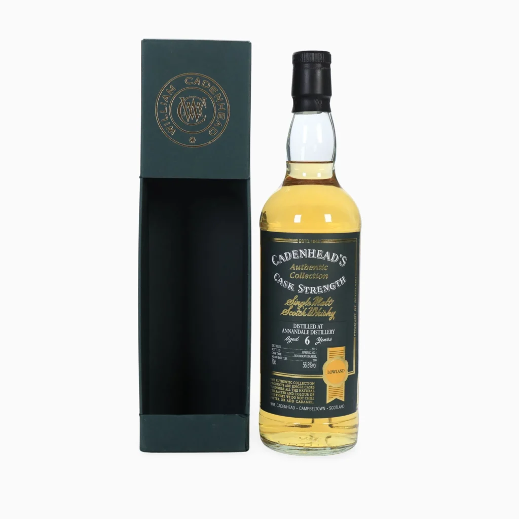 Cadenhead Annandale 6 Year Old | One of the First Independent Bottlings from the Revived Distillery | 70cl