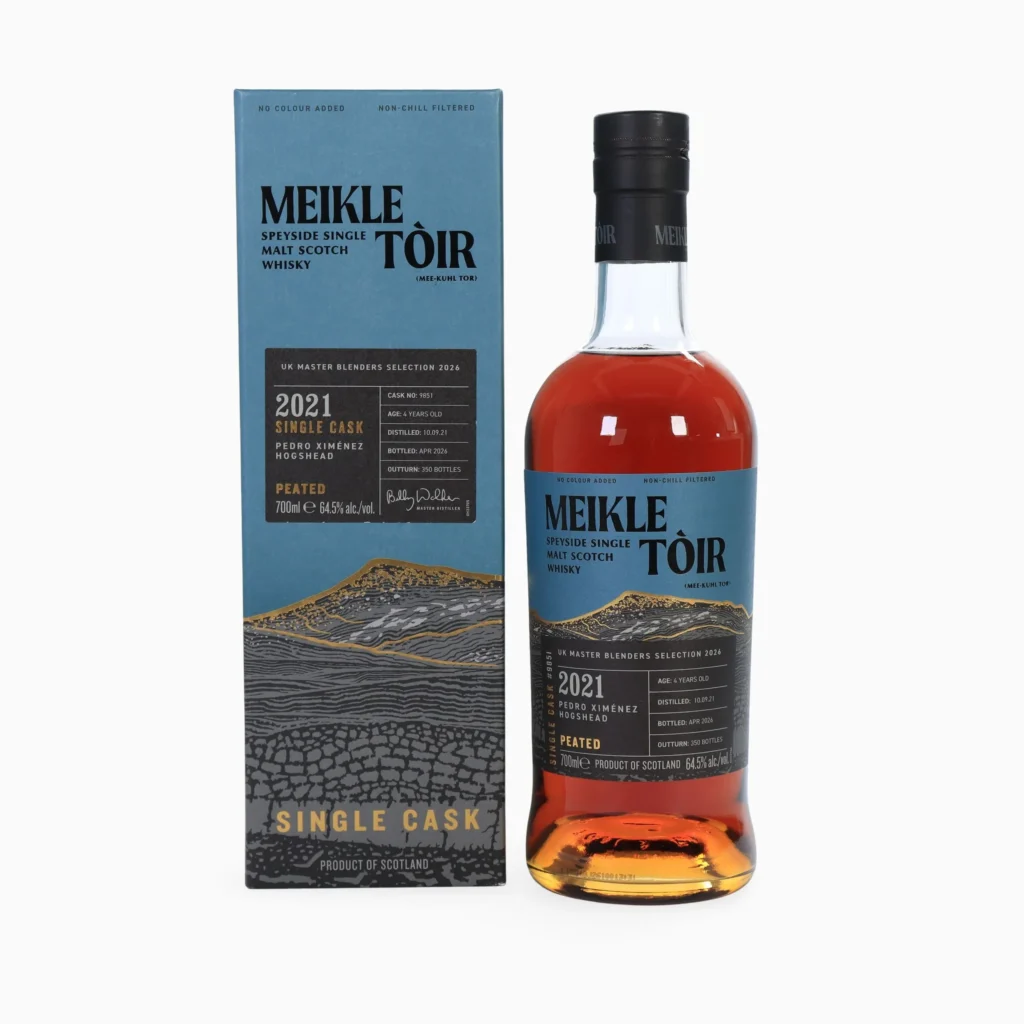 Meikle Toir 2021 Single Cask| GlenAllachie Peated Speyside | Billy Walker | ~50ppm | 50% ABV | 70cl